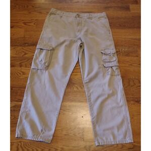 Wrangler Jeans Co Mens Cargo Pants Khaki Tan Cotton 70BRWBH 36x30